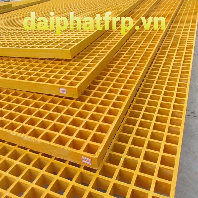 Tấm sàn grating composite FRP - Vật liệu mới thay thế sàn grating truyền thống